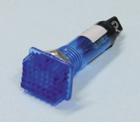 Hohtolamppukaluste 230Vac sininen 10mm