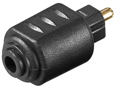 Optinen liitinadapteri TOSLINK-uros / 3,5mm optinen jakki