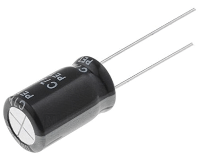 Elektrolyyttikondensaattori pystymalli 220uF 63V R-5 low ESR