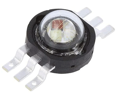 Power-LED valodiodi EMITTER 3W 22-120lm 130° RGB (PM6B-3LFE-A)