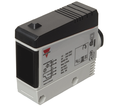 Optinen anturi ajastimella relelähtö 24-240Vac/12-240Vdc 10m peiliheijastus Optinen anturi ajastimella relelähtö 24-240Vac/12-240Vdc 10m peiliheijastus