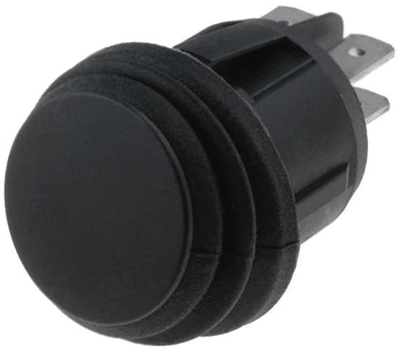 Keinuvipukytkin 2xON-OFF 10A 250Vac IP65 musta Keinuvipukytkin 2xON-OFF 10A 250Vac IP65 musta