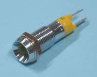 LED-merkkilamppu 8mm 24-28Vdc keltainen