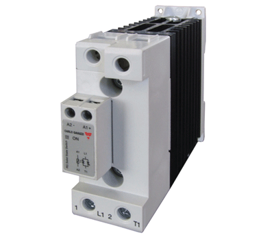 Puolijohderele DIN-kiskoon 3-32Vdc/24-240Vac 40A