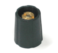 Laitenuppi, nylon 3,175mm/11mm musta