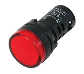 LED-merkkilamppu 22mm 110Vdc punainen