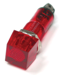 Merkkilamppu 12V 10mm punainen