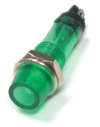 Merkkilamppu 12V 7mm vihreä