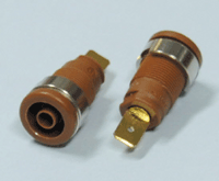 Turvabanaanihylsy 4mm ruskea Turvabanaanihylsy 4mm ruskea