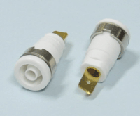 Turvabanaanihylsy 4mm valkoinen Turvabanaanihylsy 4mm valkoinen