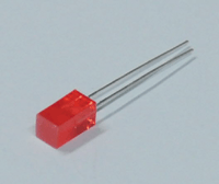 LED 5x5mm 3,2-12,5mcd punainen