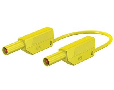 4mm turvabanaanimittajohto PVC 100cm keltainen