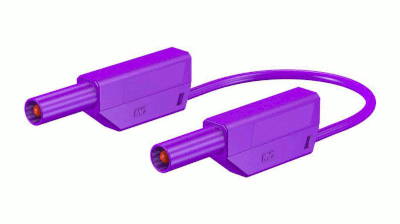4mm turvabanaanimittajohto PVC 50cm violetti