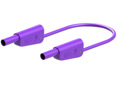 4mm turvabanaanimittajohto PVC 50cm violetti