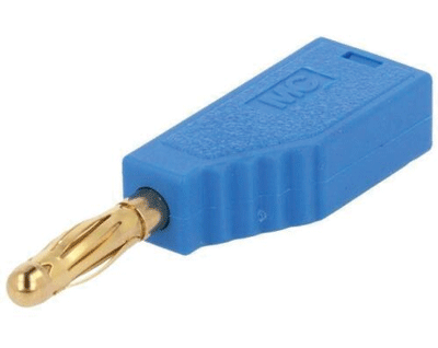 Banaanipistoke kullattu 4mm juotettava 19A 60Vdc sininen (22.2626-23) * Banaanipistoke kullattu 4mm juotettava 19A 60Vdc sininen (22.2626-23) *