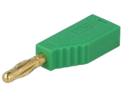 Banaanipistoke kullattu 4mm juotettava 19A 60Vdc vihreä (22.2626-25) * Banaanipistoke kullattu 4mm juotettava 19A 60Vdc vihreä (22.2626-25) *
