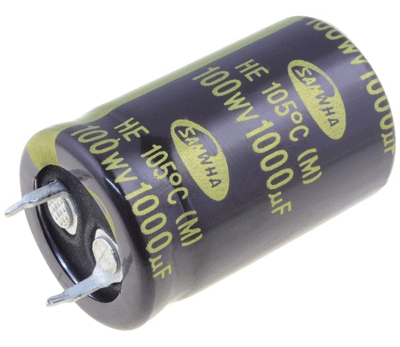 Elektrolyyttikondensaattori SNAP-IN 1000uF 100V R-10