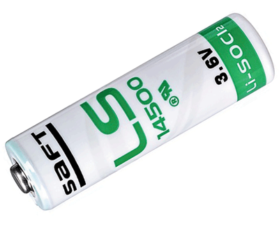 Litium-paristo 3,6V 2,6Ah AA/R6 (LS14500)