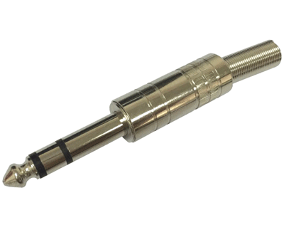 Stereoplugi 6,3mm metalli (205-00585)