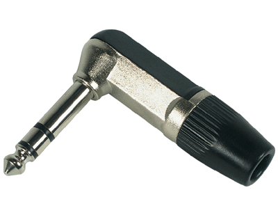 Stereoplugi 6,3mm metalli/kulma (FM1098 SEP/3C)
