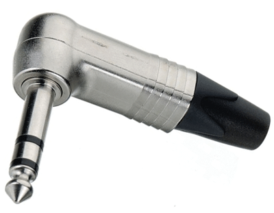 Stereoplugi 6,3mm metalli/kulma (NP3RX)