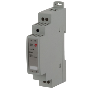 Hakkuriteholähde DIN-kiskoon 12Vdc 1,25A 15W (SPMA12151) Hakkuriteholähde DIN-kiskoon 12Vdc 1,25A 15W (SPMA12151)