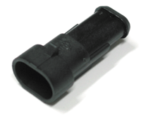 Liitinrunko SuperSeal-sarja uroskoskettimille 2-nap. (282104-1) Liitinrunko SuperSeal-sarja uroskoskettimille 2-nap. (282104-1)