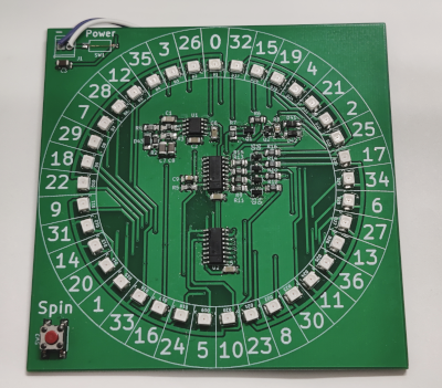 Rakennussarja elektroninen ruletti SMD