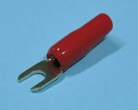 Kullattu hahloliitin 4,2mm punainen AWG10 (6mm²)