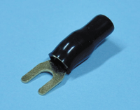 Kullattu hahloliitin 4,2mm musta AWG12 (4mm²)