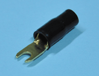 Kullattu hahloliitin 4,2mm musta AWG8 (10mm²)