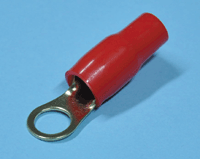 Kullattu rengasliitin 8mm punainen AWG6 (16mm²)