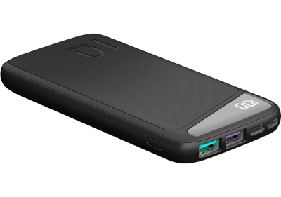 Li-Pol-varavirtalähde (PowerBank) 2xUSB-A/1xUSB-C 10Ah