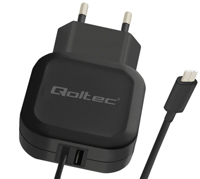 USB-teholähde 5Vdc 3,4A 17W USB-A/USB-C musta