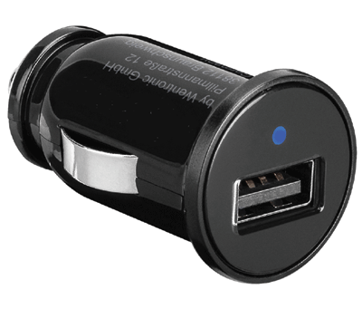 USB-jännitemuunnin tupakansytytinliitäntään 1xUSB 12-24Vdc/5Vdc 1A