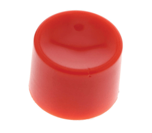Nuppi 9600/18500-sarjan painikkeille 8mm punainen