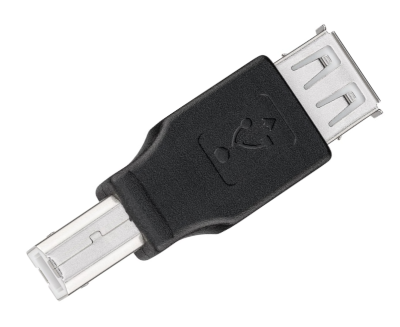 USB-liitinadapteri A-naaras/B-uros