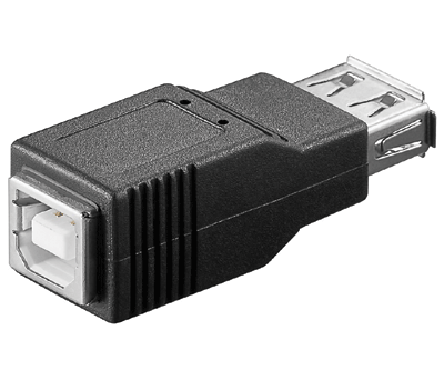USB-liitinadapteri A-naaras/B-naaras (USB 2.0)