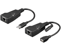 USB-välimatkan jatkaja USB 1.0/1.1/2.0 Cat5/5e/6 100m