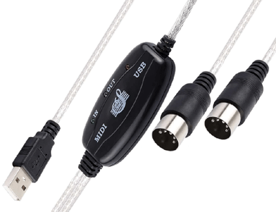 USB/MIDI-liitäntäkaapeli 1,9m (UA0037N)