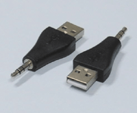 Liitinadapteri USB-A-uros/3,5mm stereoplugi (lataustoiminto) *