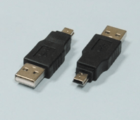 USB-liitinadapteri USB-A-uros/mini-USB-B-uros *