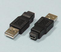 USB-liitinadapteri USB-A-uros/mini-USB-B-naaras *