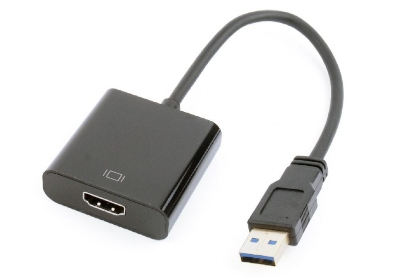 USB-A/HDMI-muunnin (USB-A-väylä HDMI-liitäntään)
