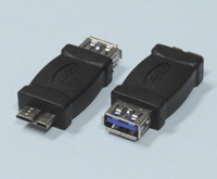 USB-liitinadapteri 3.0 micro-USB-B-uros/USB-A-naaras