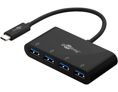 USB-keskitin 4-porttia USB-C / 4xUSB-A 3.0