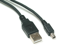 USB-A / mini-USB4 -liitäntäkaapeli 3m