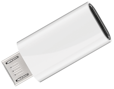 USB-liitinadapteri micro-USB-B-uros/USB-C-naaras