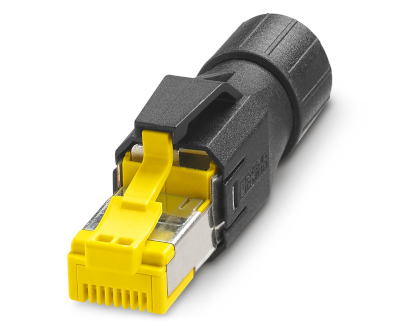 Modular-pistoke 8/8-napainen (RJ45/CAT6A) QUICKON-pikaliitännällä