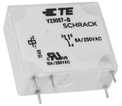 Piirikorttirele 1 vaihtokosketin 24Vdc 8A